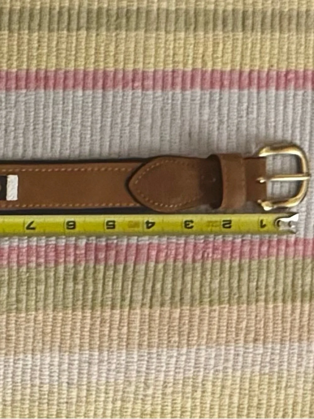 Zeppelin Sailing Symbol Brown Leather Mens Maritime Belt, size 38